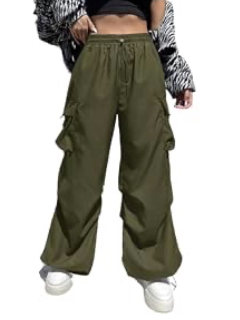 Zaful Y2K cargo parachute pants